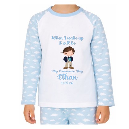 Personalised Boy Communion Pyjamas