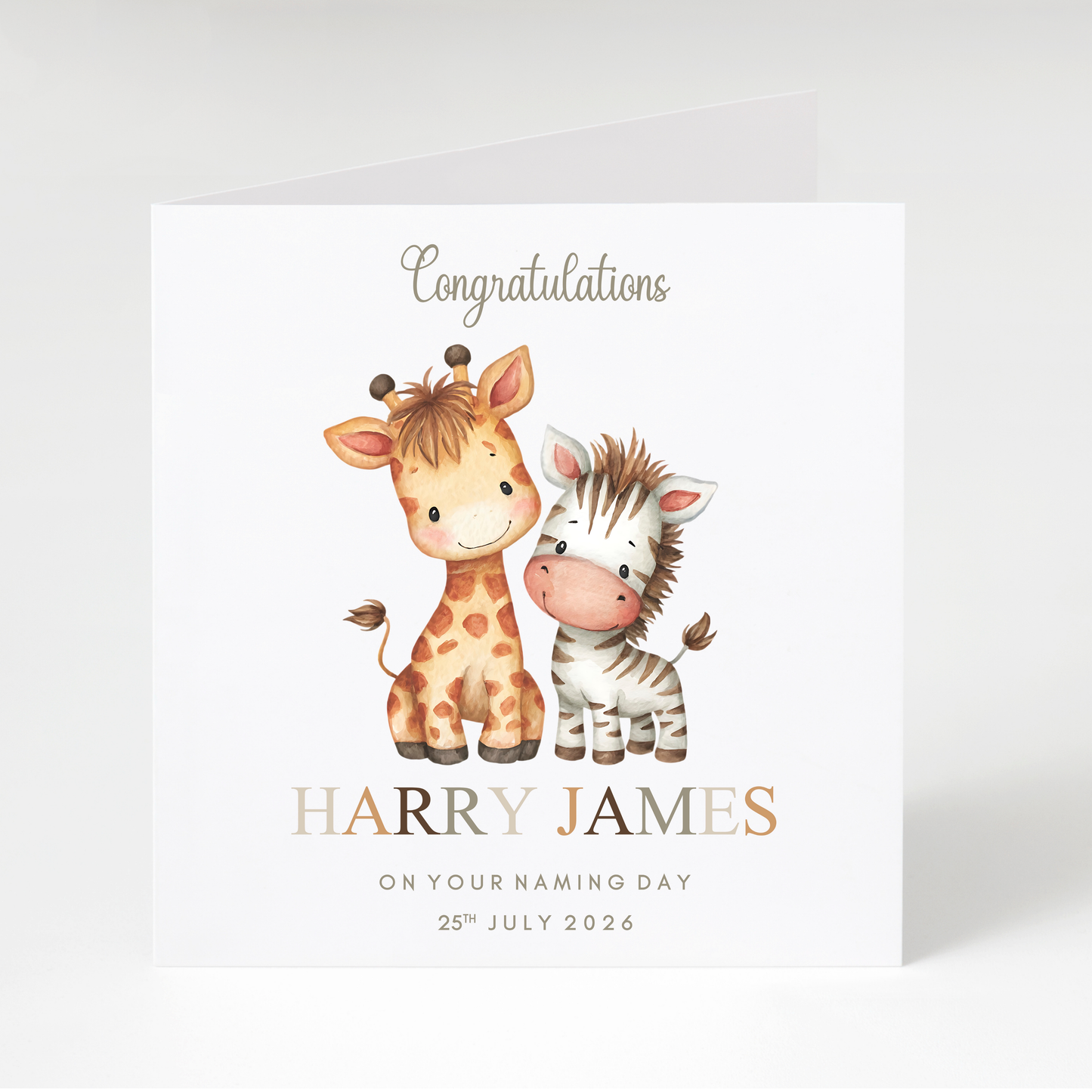 Personalised Naming Day Cards