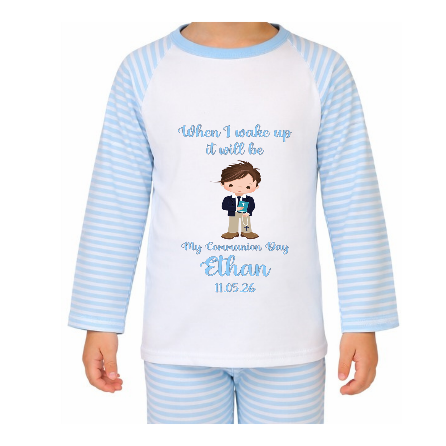 Personalised Boy Communion Pyjamas