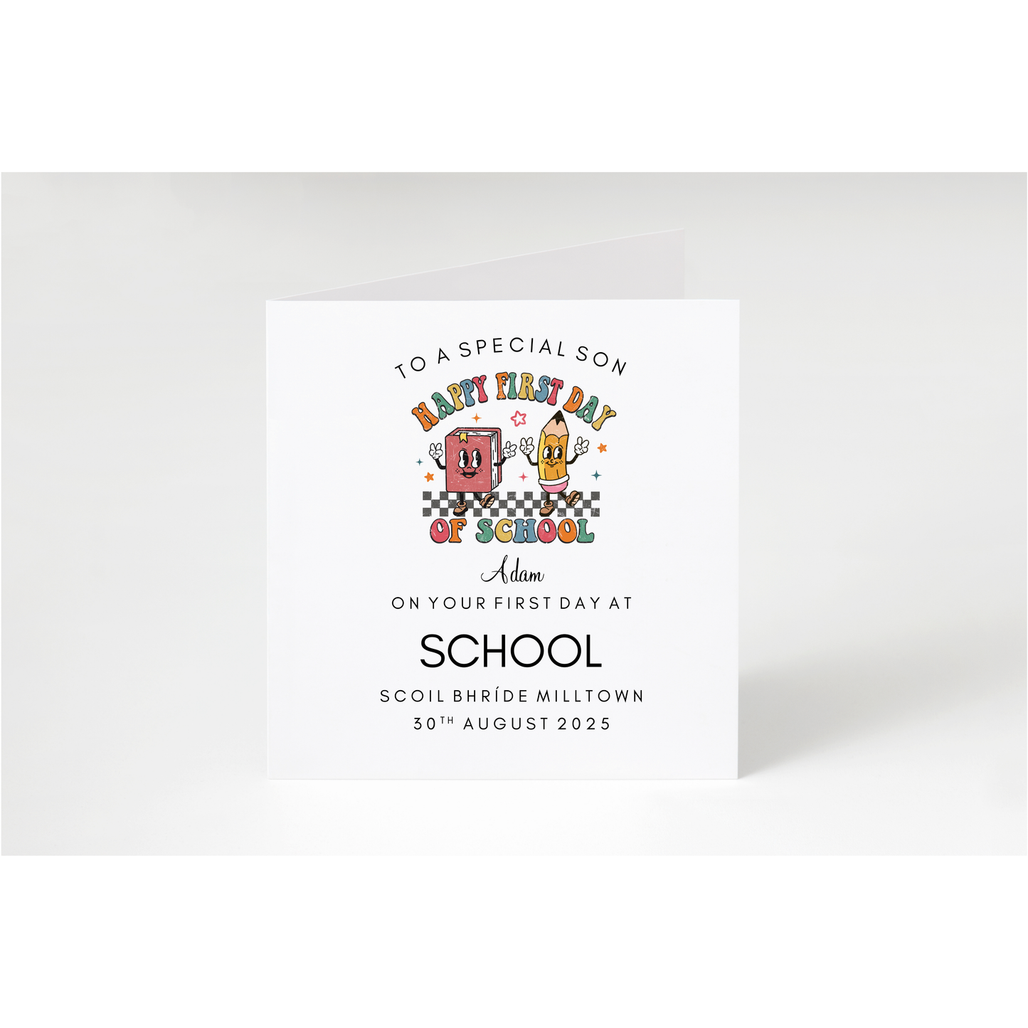 Personalised First Day of School/Montessori