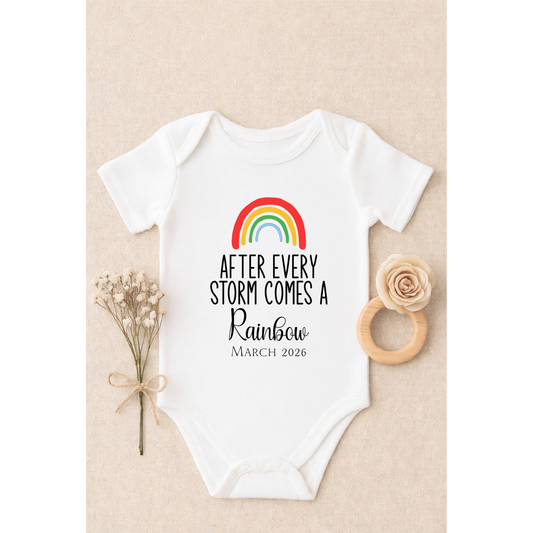 Personalised Birth Announcement Baby Vest