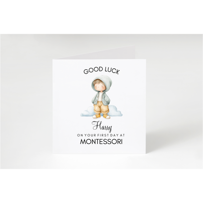 Personalised First Day of School/Montessori