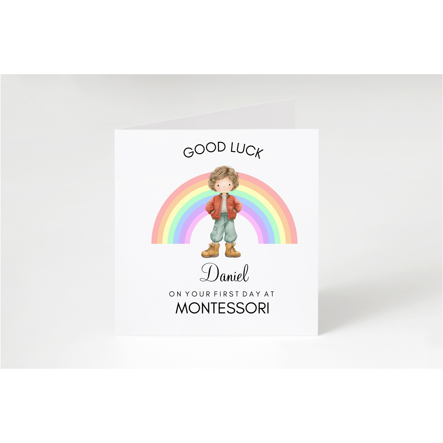 Personalised First Day of School/Montessori
