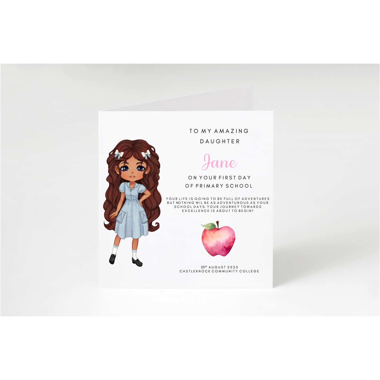 Personalised First Day of School/Montessori