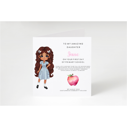 Personalised First Day of School/Montessori