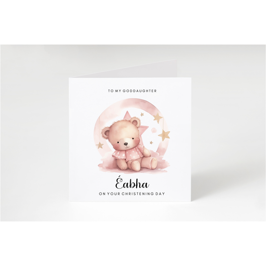 Personalised Christening Cards