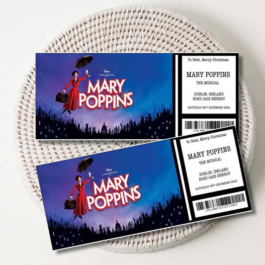 Personalised Show Tickets