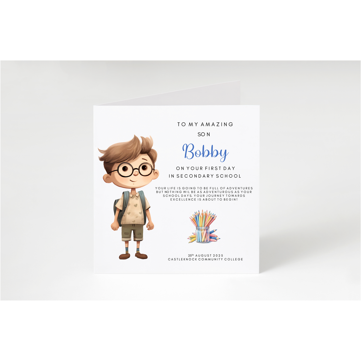 Personalised First Day of School/Montessori