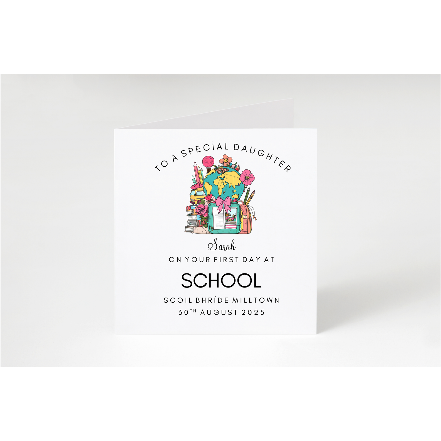 Personalised First Day of School/Montessori