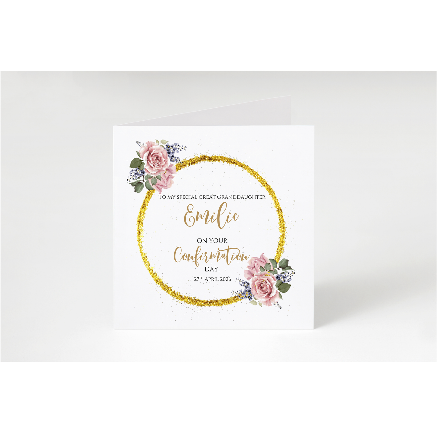 Personalised Confirmation Cards