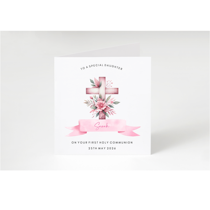 Personalised Communion Card