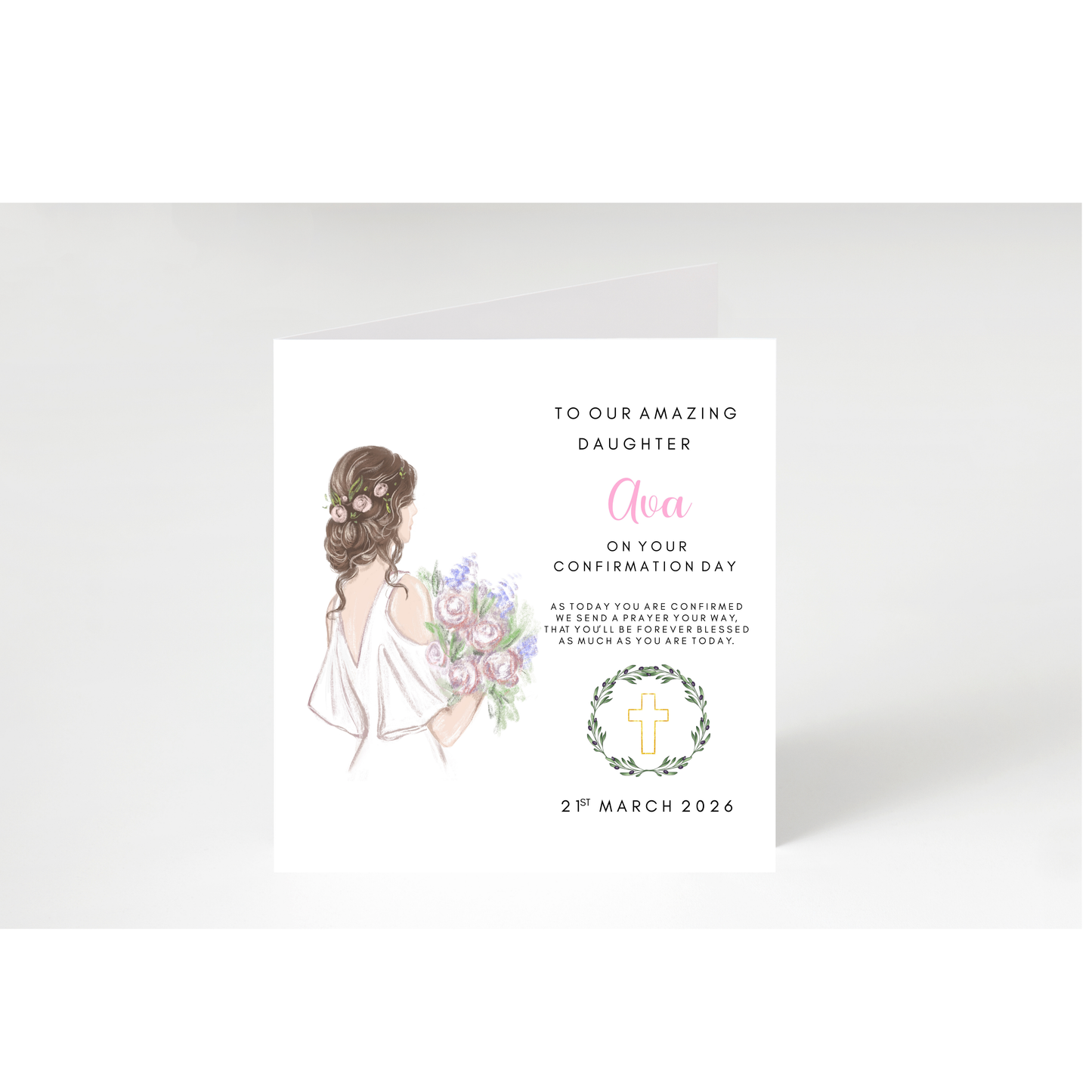 Personalised Confirmation Cards