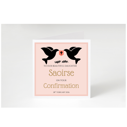 Personalised Communion Card