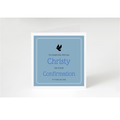 Personalised Communion Card