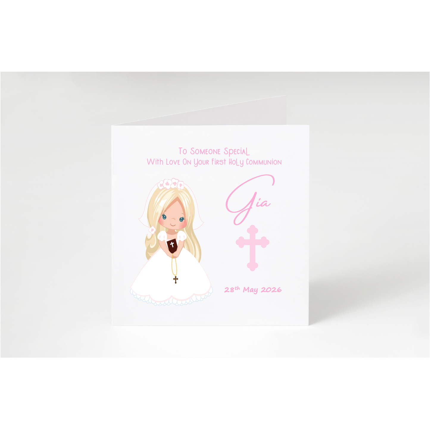 Personalised Communion Card