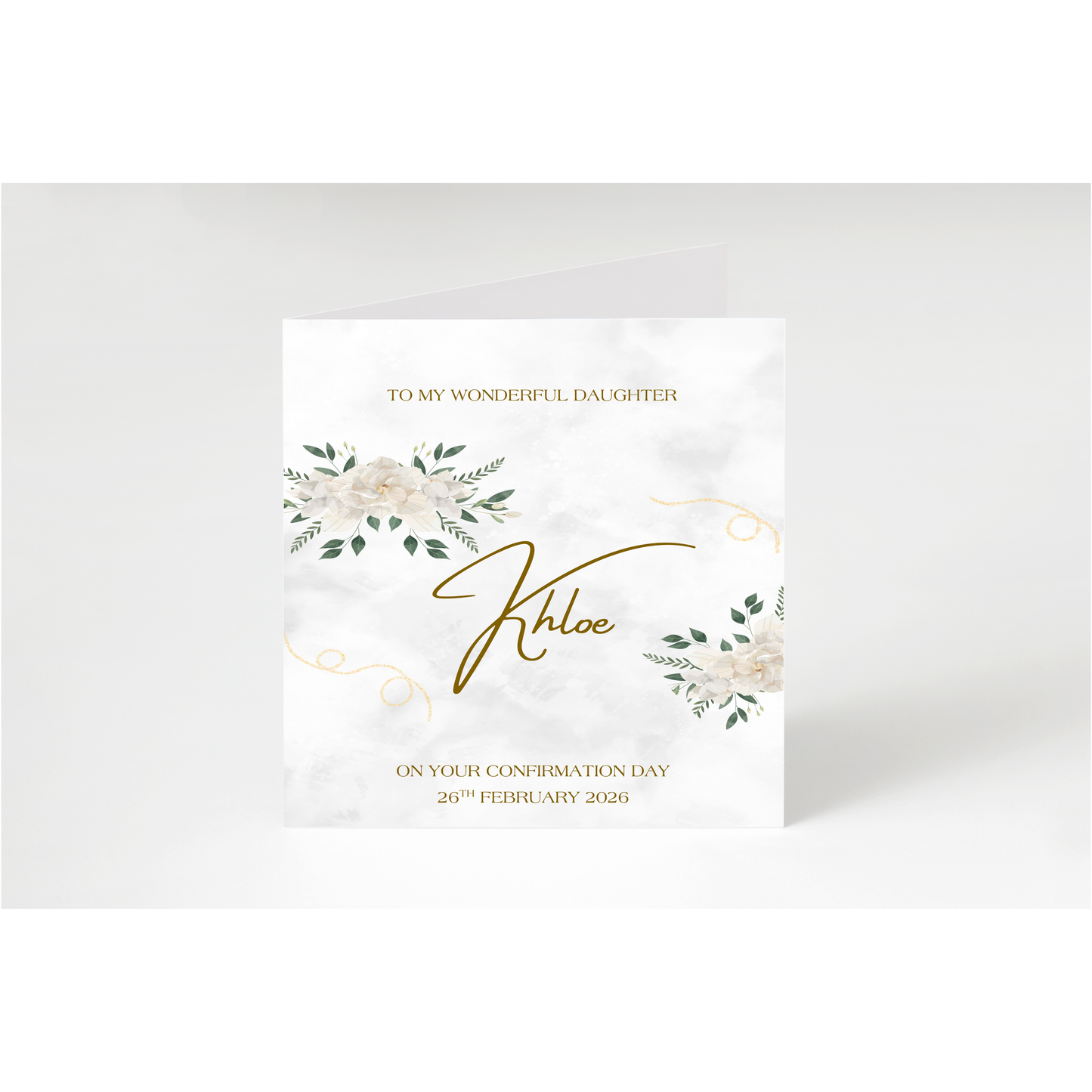 Personalised Confirmation Cards