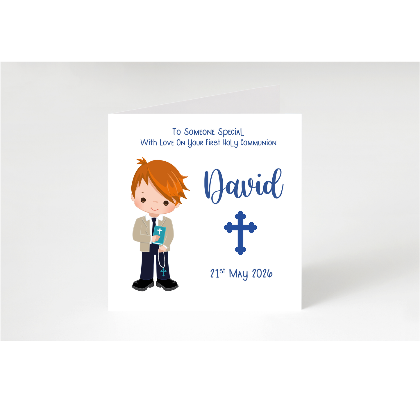 Personalised Communion Card