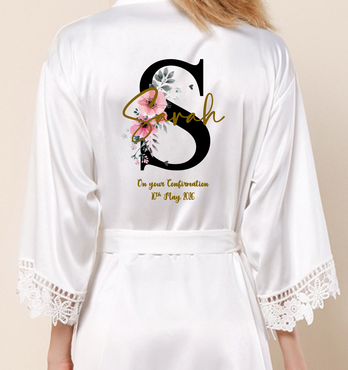 Personalised Satin Robes