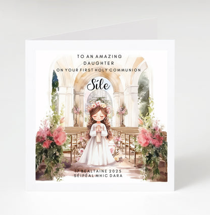 Personalised Communion Card